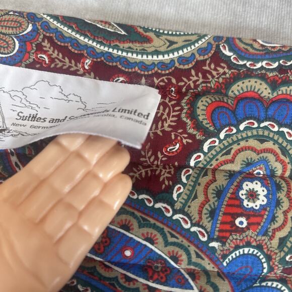 Vintage Suttles and Seawinds Limited Quilted Cotton Patchwork Clutch Multicolor - Picture 6 of 6